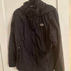 The North Face Black Rain Jacket XL